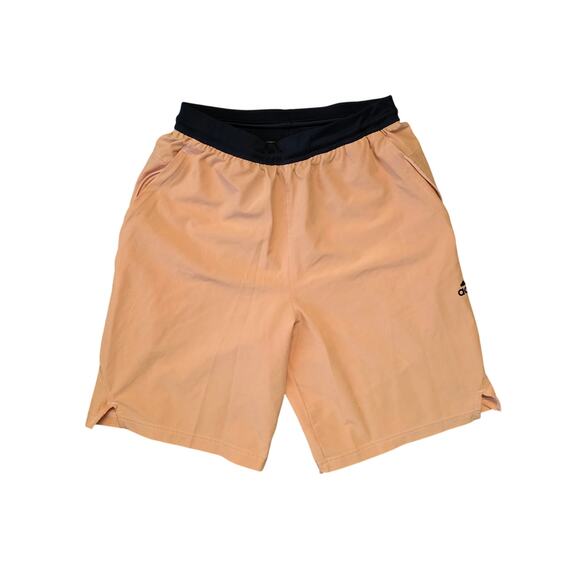 Adidas Axis Woven Shorts Men’s Light Orange HS3645 - Picture 1 of 7